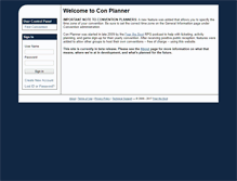 Tablet Screenshot of conplanner.com